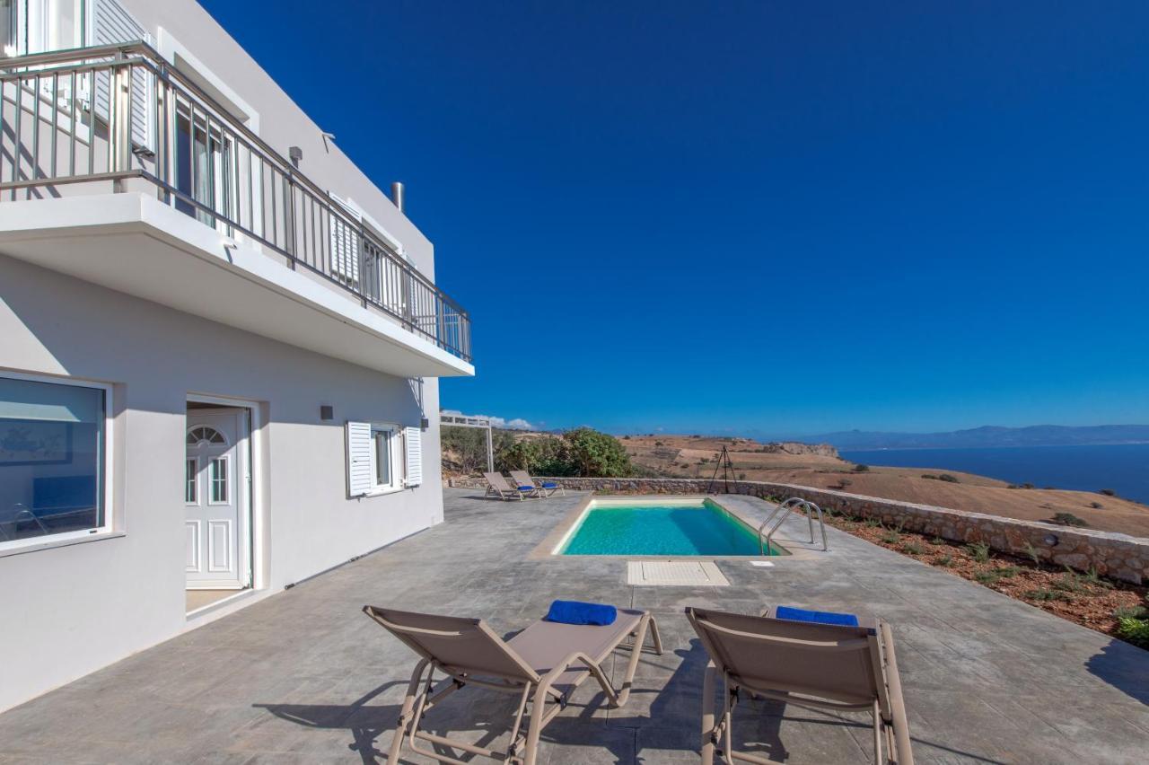 Tranquil Sea View Villa With Private Pool, Just 2Km From The Beach! Agia Galini  Exterior photo