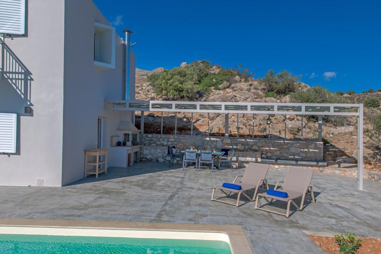 Tranquil Sea View Villa With Private Pool, Just 2Km From The Beach! Agia Galini  Exterior photo